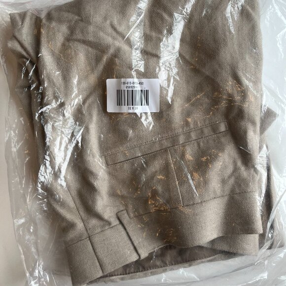 Abercrombie Collins Linen-Blend Suit Pant in Taupe Texture - Picture 4 of 10